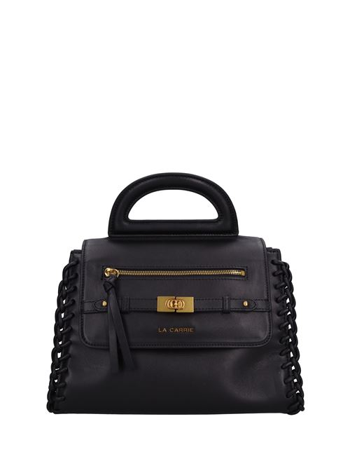 Borsa Curly Lat. in pelle LA CARRIE | 142P-NM-230-LEANERO